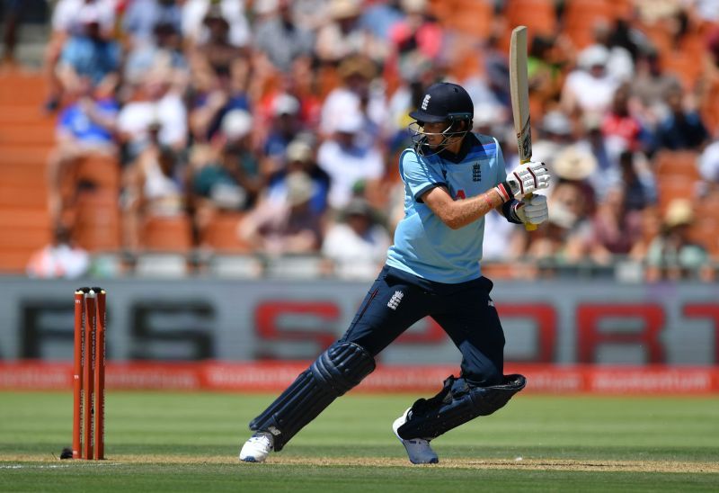 Root playing against South Africa in the first ODI at Newlands, Cape Town