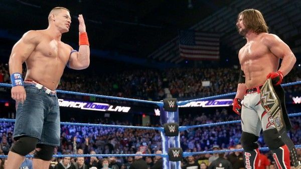 AJ Styles would love to once again beat up John Cena