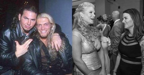 Matt Hardy with Edge/ Beth Phoenix and Lita