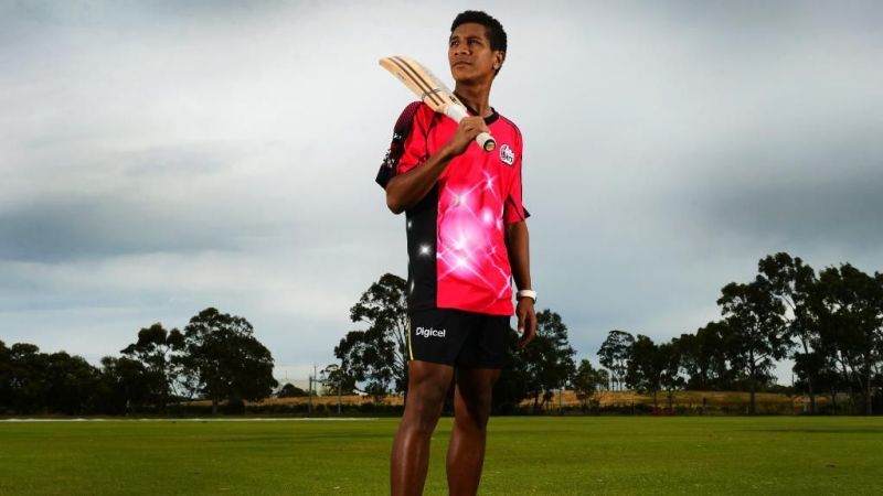 Charles Amini was selected for Sydney Sixers back in 2013.