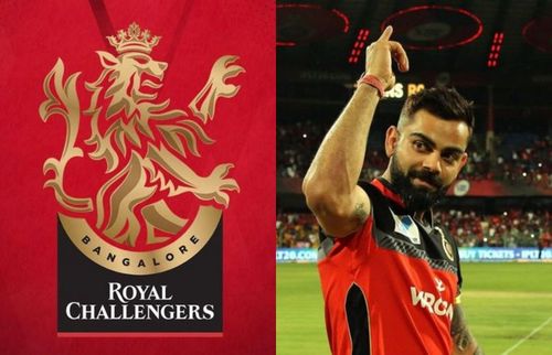 RCB's new logo and skipper Virat Kohli