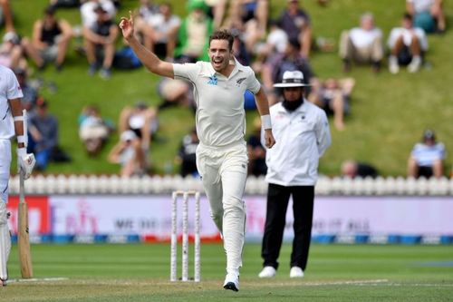 Southee took five wickets in the second innings of the first Test.