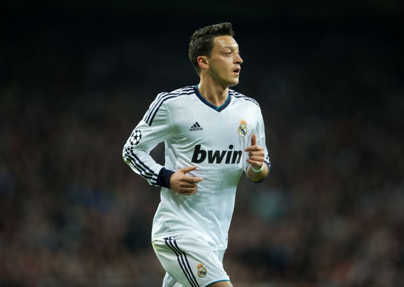 &Ouml;zil won the only league title of his career in the colours of Real Madrid