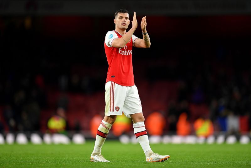 The Arsenal fans are beginning to love Granit Xhaka all over again.