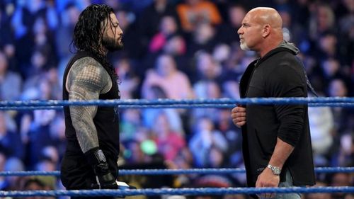 Reigns and Goldberg could have quite the face-off this week