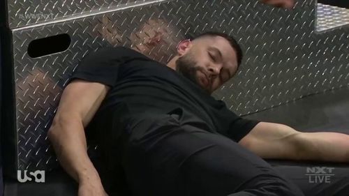 Balor got knocked out!