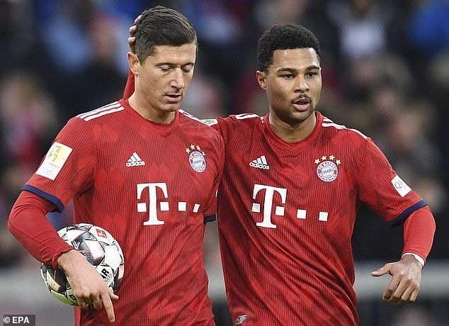 Bayern Munich duo, Robert Lewandowski and Serge Gnabry are shining in Europe this term