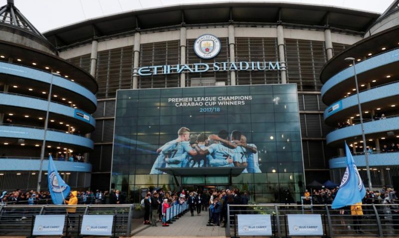 The Etihad Stadium in Manchester