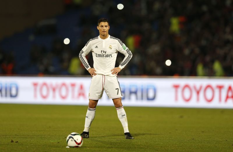 Cristiano Ronaldo v San Lorenzo in the FIFA Club World Cup Final