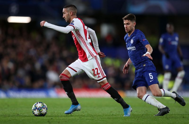 Ziyech against his next club Chelsea