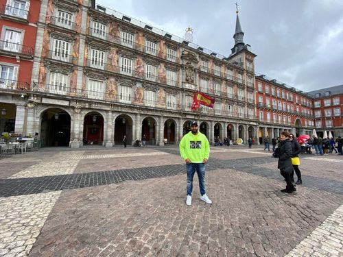 Rohit Sharma in Madrid ahead of El Clasico (Image: La Liga Facebook)