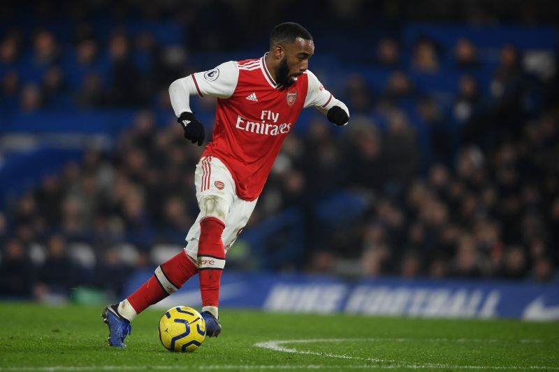 Lacazette has only netted five Premier League goals this season