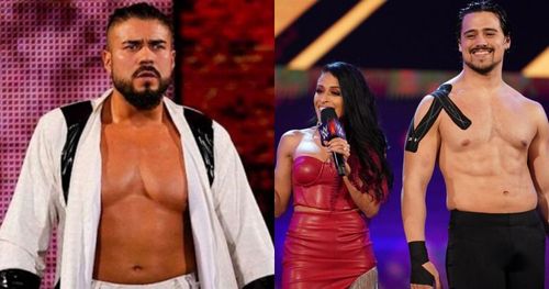 Andrade, Zelina Vega and Angel Garza.