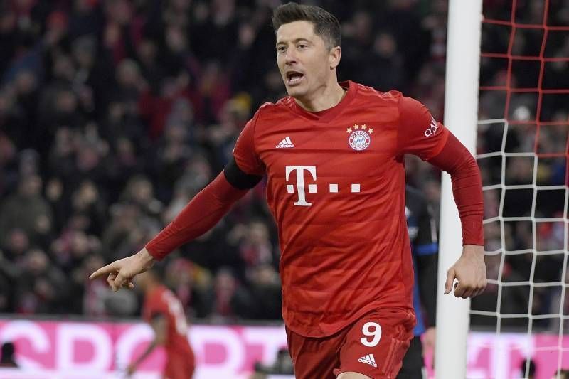 Robert Lewandowski can fire Bayern Munich in front whenever he receives the ball in the box.