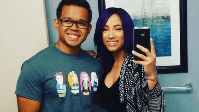 Sasha Banks and her husband have wrestled before