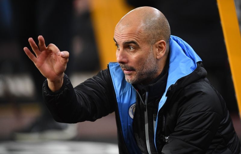 Pep Guardiola has won two Premier League titles at Manchester City.