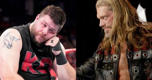 Kevin Owens and Edge.