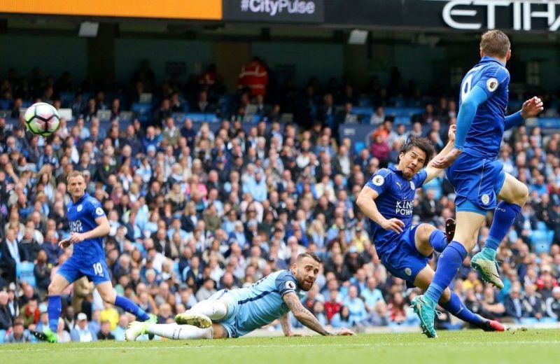 One of Shinji Okazaki's finest strikes for Leicester