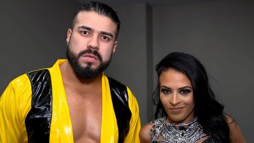 Zelina Vega is Andrade's on-screen business manager