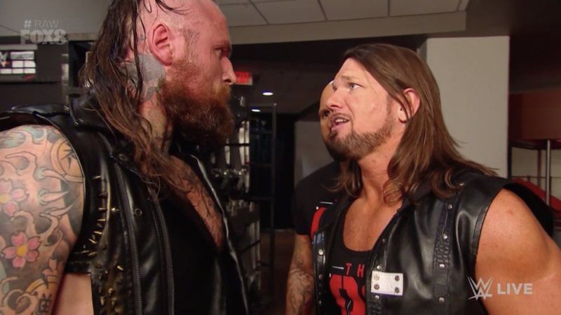 AJ Styles and Aleister Black