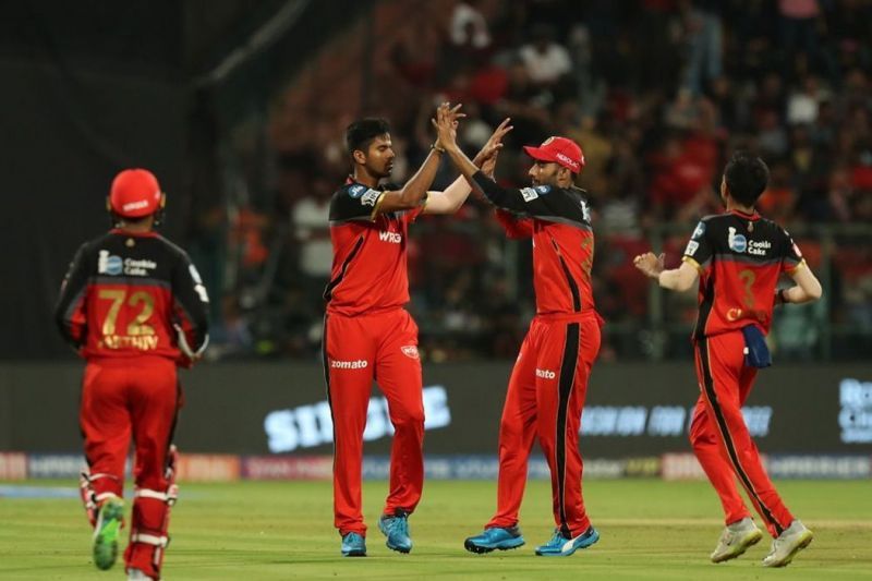 Washington Sundar celebrating