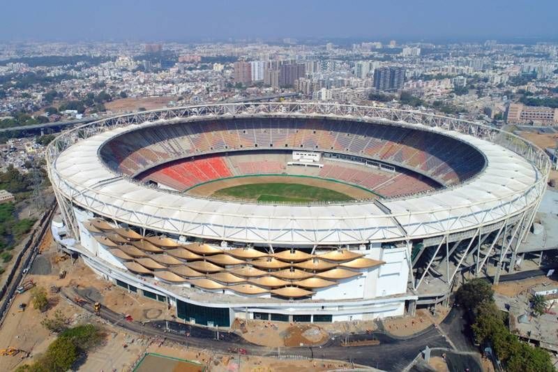 The yet to be inaugurated Motera Stadium Motera Stadium