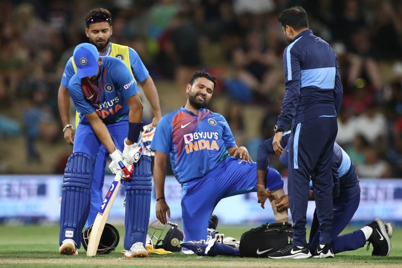 Rohit Sharma suffered a calf injury in the last T20I