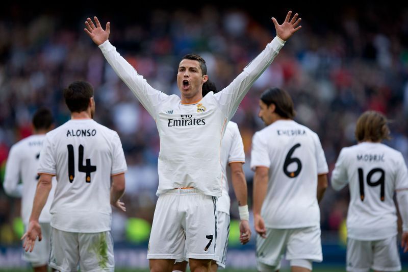 Ronaldo in action in the 2011-12 Champions Round of 16