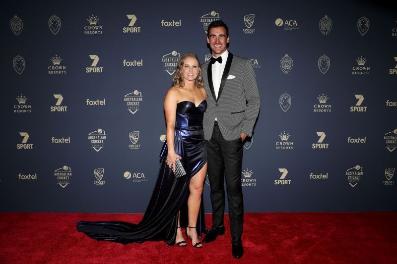 Alyssa Healy and Mitchell Starc