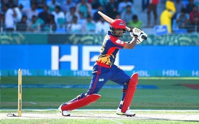 Babaz Azam in action for Karachi Kings