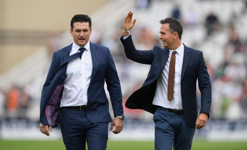 Michael Vaughan (right) spoke about the T20 World Cup that is scheduled to be held later this year