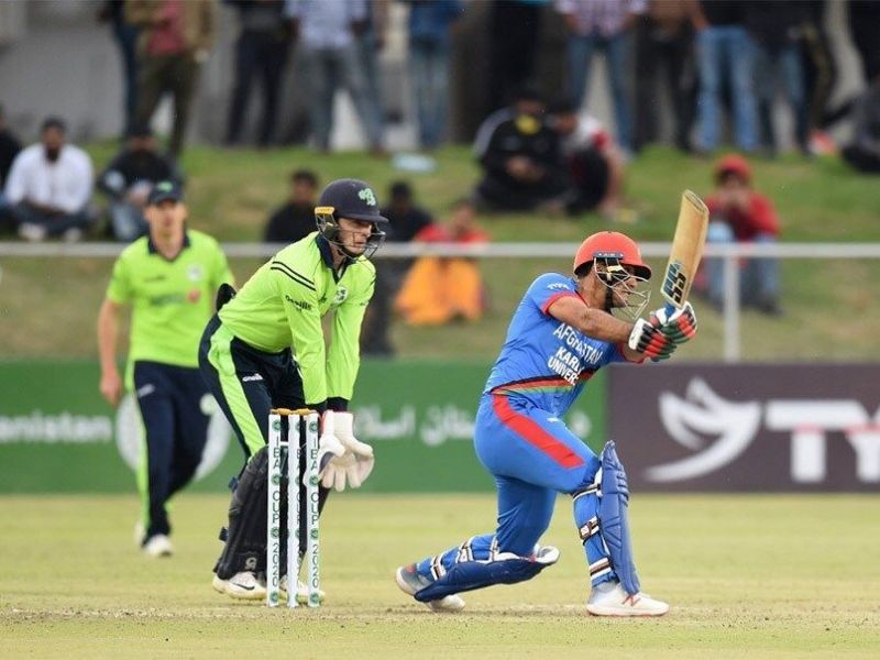 Najibullah Jardan&#039;s 21-ball 42 helped Afghanistan to keep pace with the asking rate.