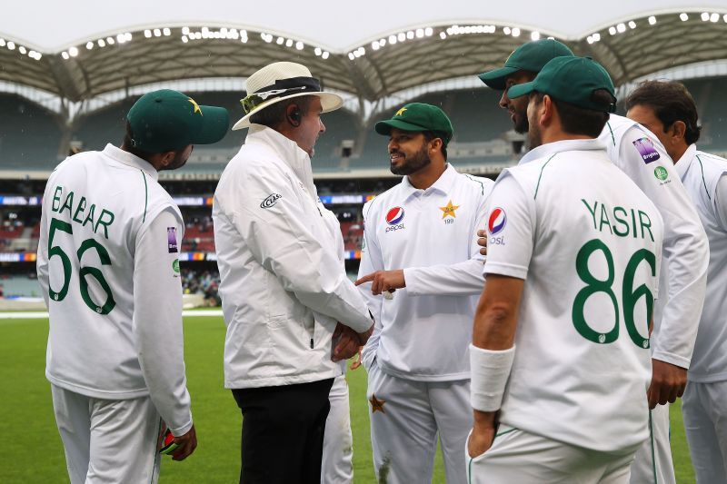 Pakistani Test side while on their tour to Australia