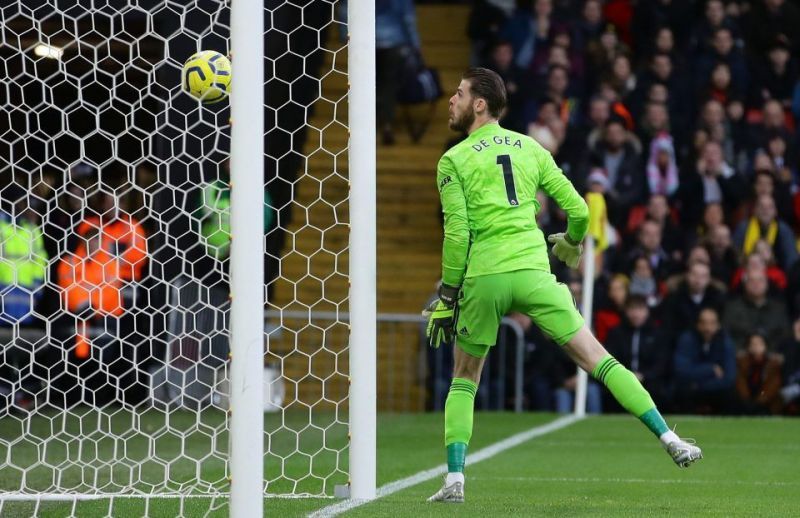 De Gea spilled an effort which he honestly should have saved