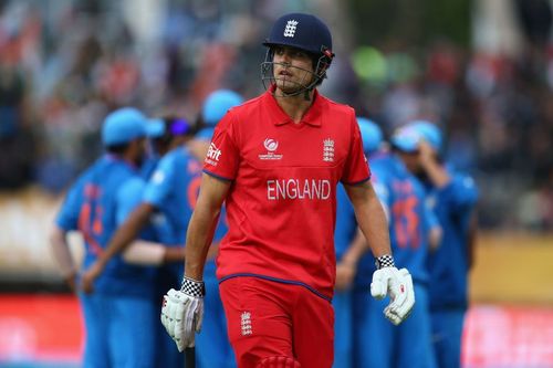 Alastair Cook never featured in a World Cup match