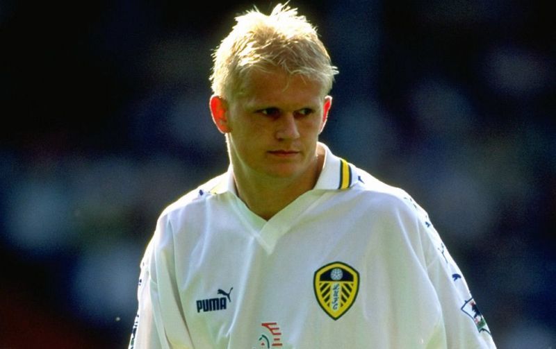 Erling&#039;s father Alfe-Inge Haaland with Leeds United.