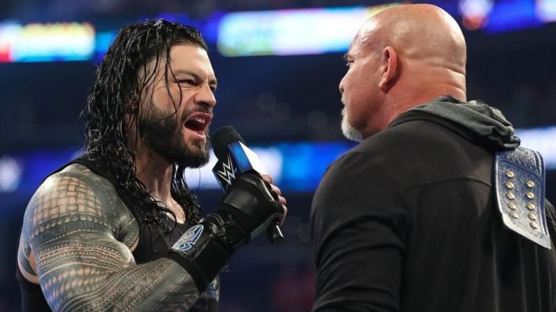 Roman Reigns was scheduled to face Goldberg at WrestleMania 36
