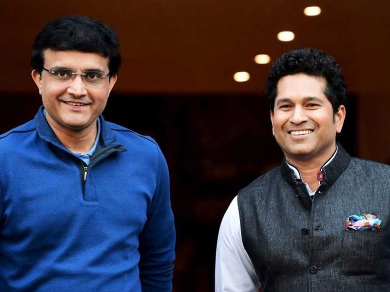 Sourav Ganguly (L) and Sachin Tendulkar [PC: NDTVSports]