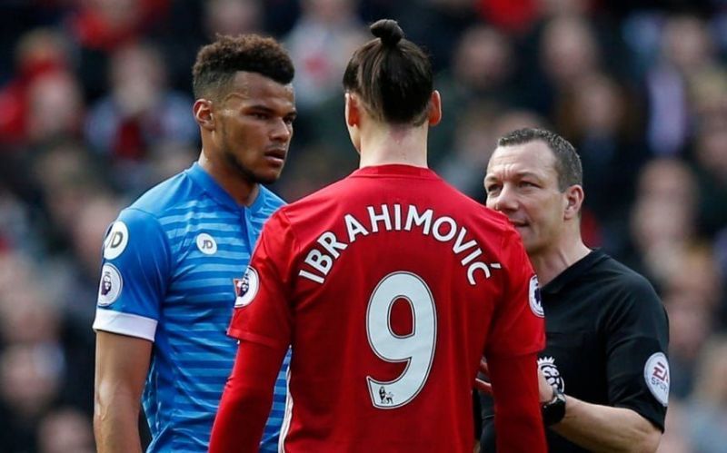 An angry clash between Tyrone Mings and Zlatan Ibrahimovic would&#039;ve seen Mings sent off had VAR been in operation