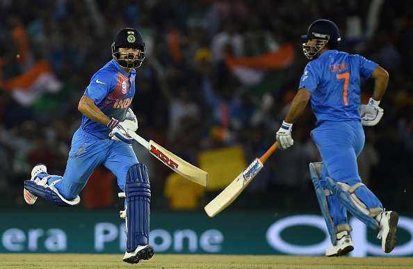 Virat Kohli and MS Dhoni finished off the chase