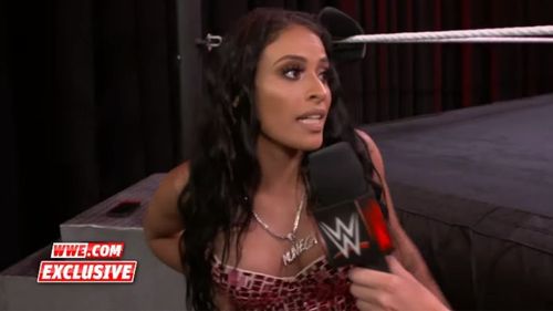 Zelina Vega witnessed Rey Mysterio's victory over Andrade