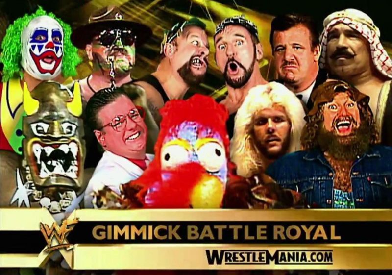 No you&#039;re not hallucinating. That&#039;s the Gobbledy Gooker in a WrestleMania match.