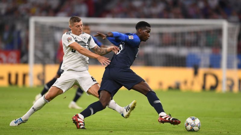 France and Germany were also placed in the same group for the UEFA Nations League