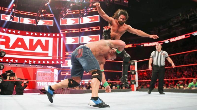 Image result for seth rollins pin john cena