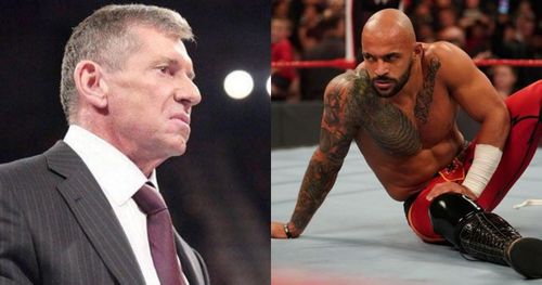 Vince McMahon and Ricochet.