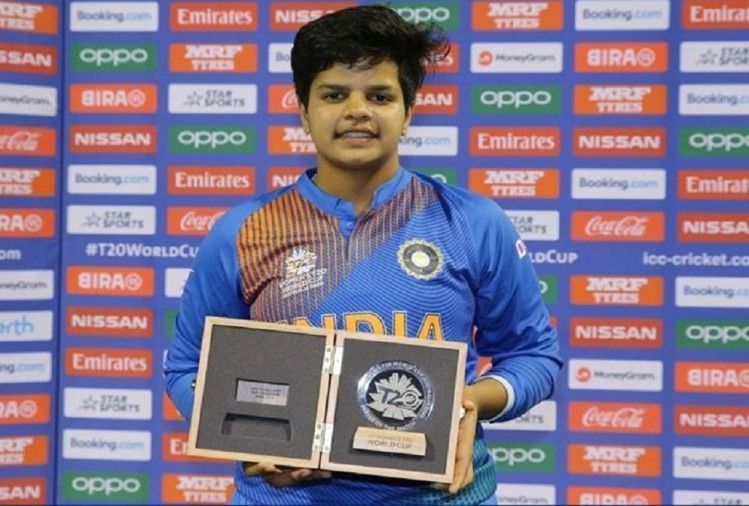 Shafali is the youngest player to be awarded the Player of the Match Award in T20s