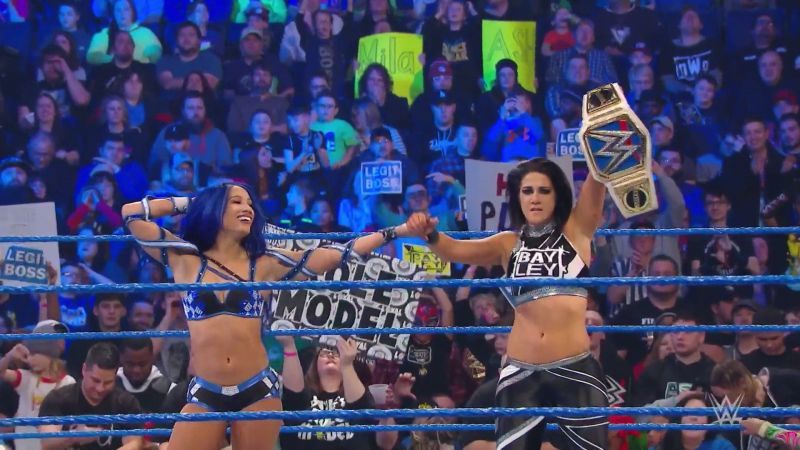 Sasha and Bayley picked up a great win