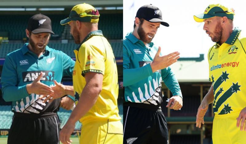 Kane Williamson and Aaron Finch