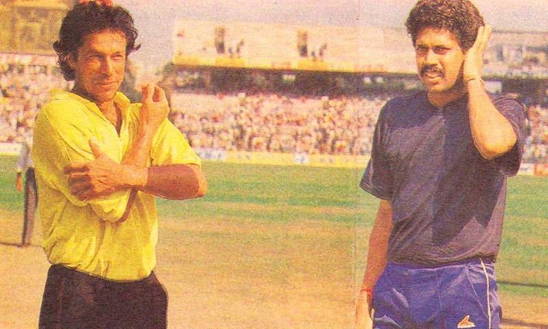 Imran Khan and Kapil Dev