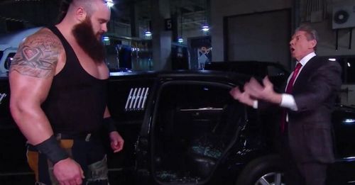 Braun Strowman and Vince McMahon.